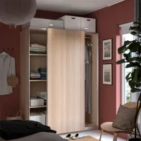 Шкаф Ikea Pax/Hasvik 150 x 66см x 201.2 / ДСП / Дуб photo 5
