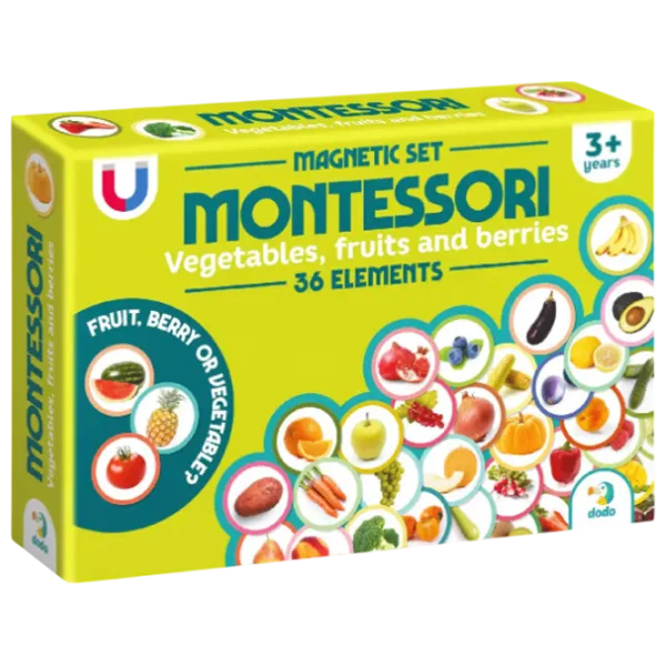 Развивающий набор DoDo Vegetables, fruits, and berries 3+/ Магнитный photo 1