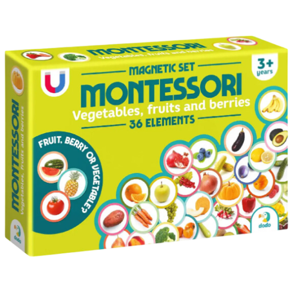 Развивающий набор DoDo Vegetables, fruits, and berries 3+/ Магнитный photo 1