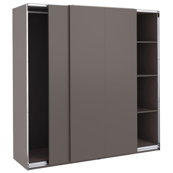 Шкаф Ikea Pax/Hasvik 200 x 66см x 201.2 / ДСП / Темно серый photo 5