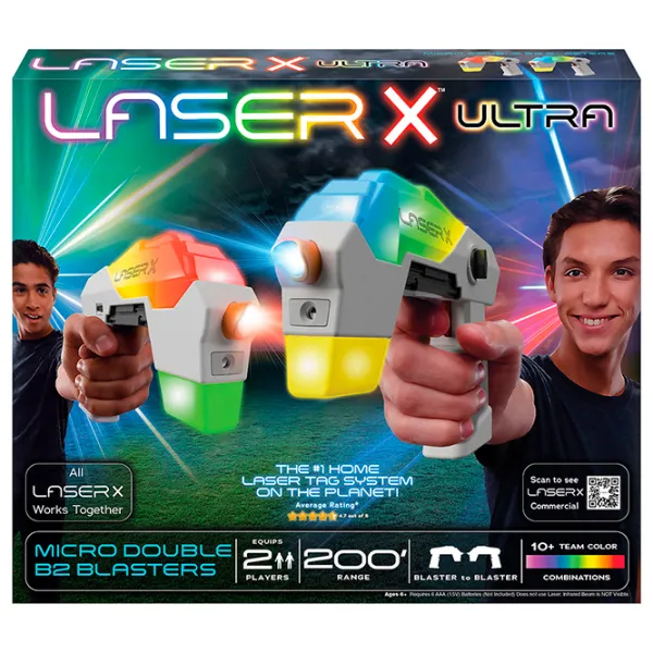 Игрушечное оружие LaserX Ultra Micro Double B2 87551 6+ / Лазер / Серый photo 6