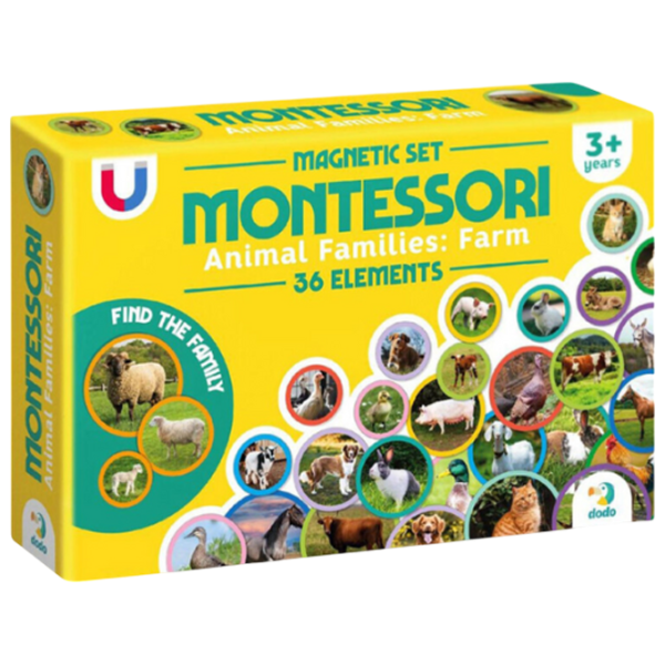 Joc educativ DoDo Animal families: farm 3+/ Magnetic  photo 1 Joc educativ DoDo Animal families: farm 3+/ Magnetic  photo 1