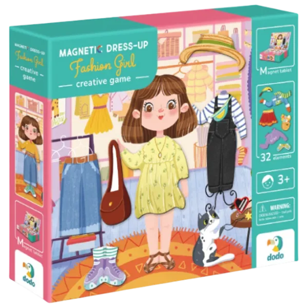 Развивающий набор DoDo Stylish girl 3+/ Магнитный photo 1
