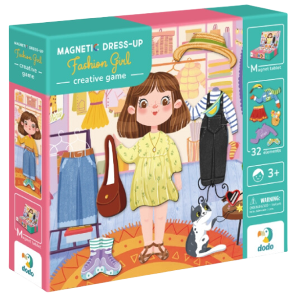 Развивающий набор DoDo Stylish girl 3+/ Магнитный photo 1