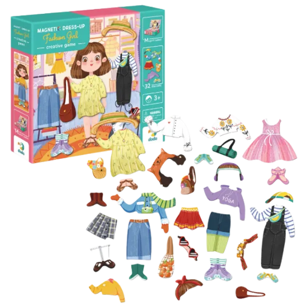 Развивающий набор DoDo Stylish girl 3+/ Магнитный photo 2