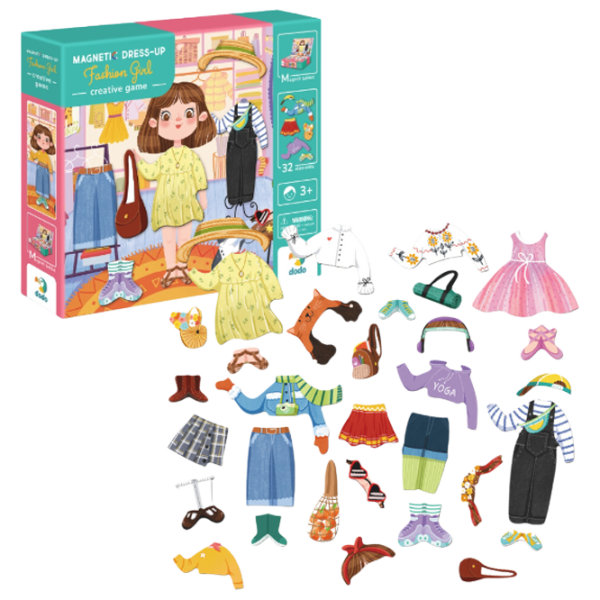 Развивающий набор DoDo Stylish girl 3+/ Магнитный photo 2