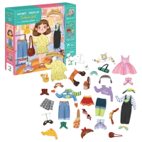 Joc educativ DoDo Stylish girl 3+/ Magnetic photo 2