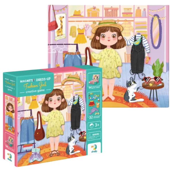Развивающий набор DoDo Stylish girl 3+/ Магнитный photo 3