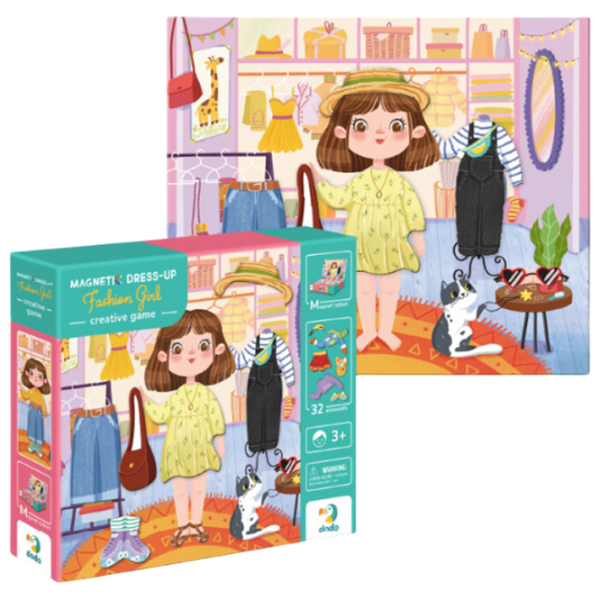 Развивающий набор DoDo Stylish girl 3+/ Магнитный photo 3