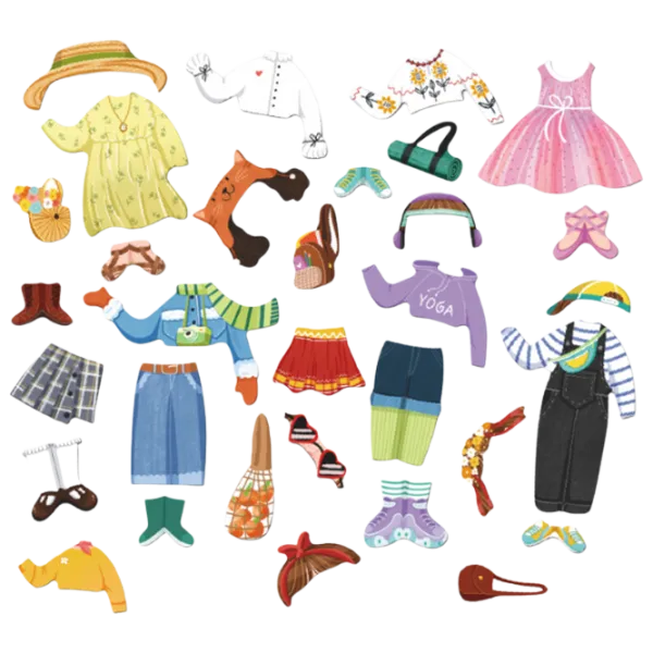 Развивающий набор DoDo Stylish girl 3+/ Магнитный photo 5