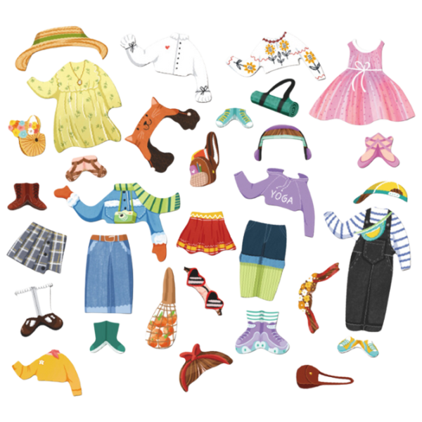 Развивающий набор DoDo Stylish girl 3+/ Магнитный photo 5