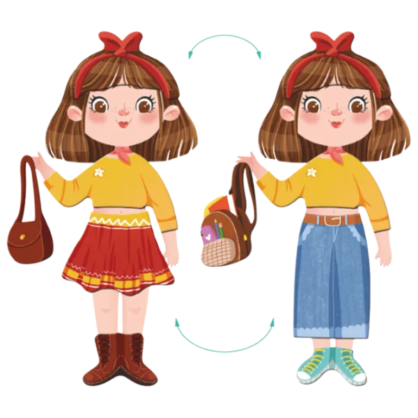 Развивающий набор DoDo Stylish girl 3+/ Магнитный photo 6