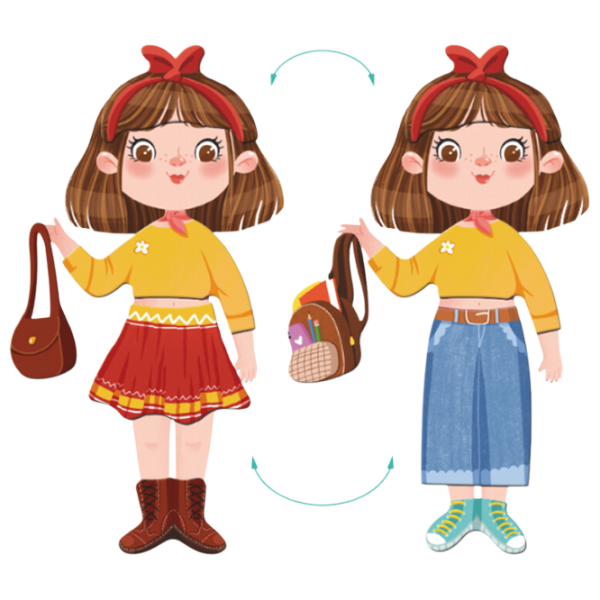 Развивающий набор DoDo Stylish girl 3+/ Магнитный photo 6