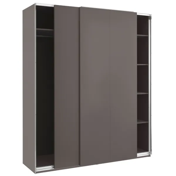 Шкаф Ikea Pax/Hasvik 200 x 66см x 236.4 / ДСП / Темно серый photo 2