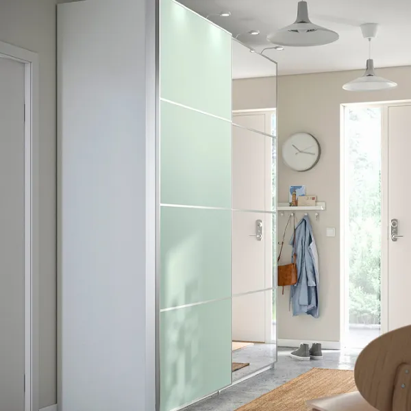 Шкаф Ikea Pax/Mehamn/Auli 200 x 66см x 236.4 / ДСП / Белый photo 3