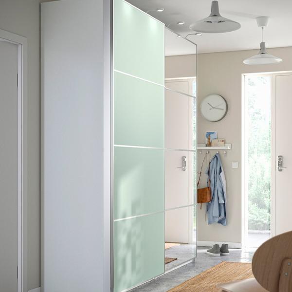 Шкаф Ikea Pax/Mehamn/Auli 200 x 66см x 236.4 / ДСП / Белый photo 3