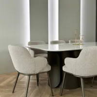 Scaun de bucătărie StillFerro Hamilton Velur/ Beige 