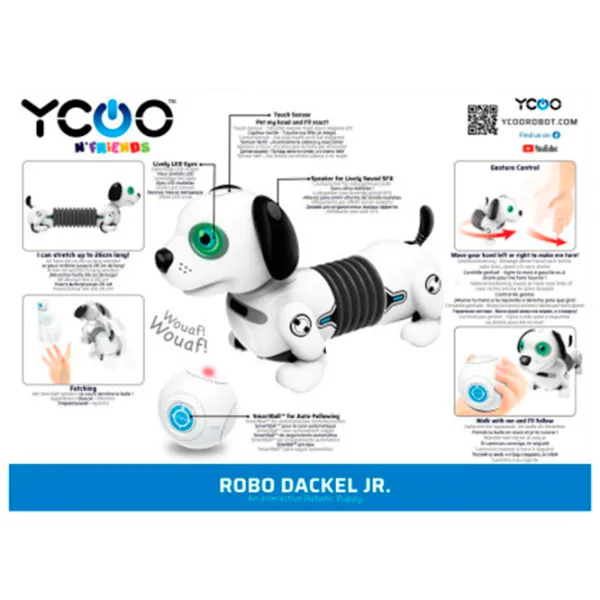Робот YCOO Robo Dackel Junior  Белый photo 7