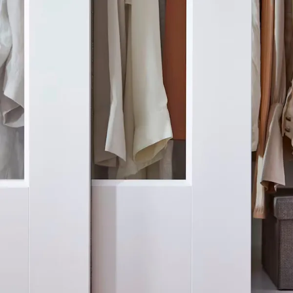 Шкаф Ikea Pax/Grimo 200 x 66см x 201.2 / ДСП / Белый photo 7