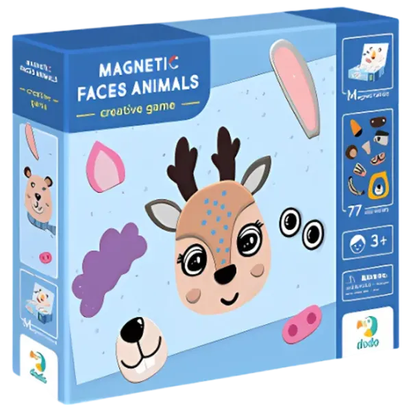 Joc educativ DoDo Faces 3+/ Magnetic  photo 1