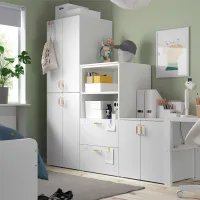 Dulap Ikea Smastad/Platsa 181 x 57 x 180 / DSP / Alb photo 3