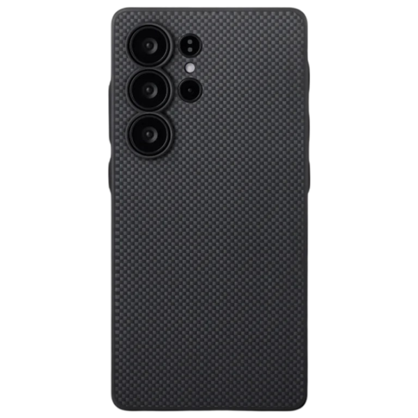 Husă pentru smartphone Samsung Galaxy S25 Ultra 5G Pitaka / Back / TPU / Gray Black photo 2