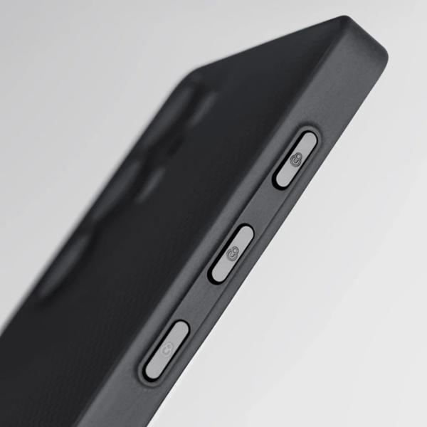 Husă pentru smartphone Samsung Galaxy S25 Ultra 5G Pitaka / Back / TPU / Gray Black photo 3