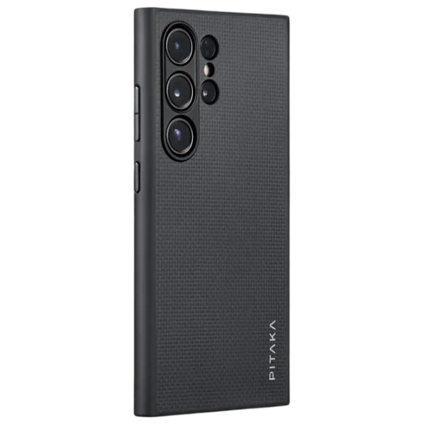 Husă pentru smartphone Samsung Galaxy S24 Ultra Pitaka / Back / TPU / Gray Black photo 1 Husă pentru smartphone Samsung Galaxy S24 Ultra Pitaka / Back / TPU / Gray Black photo 1