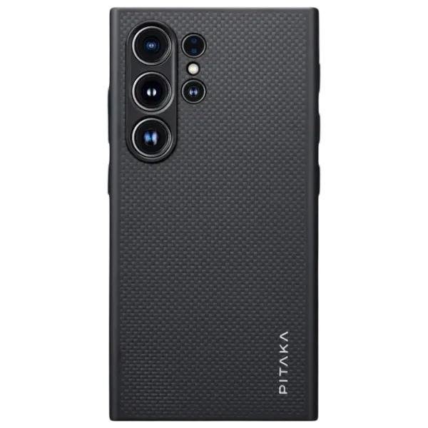 Husă pentru smartphone Samsung Galaxy S24 Ultra Pitaka / Back / TPU / Gray Black photo 2 Husă pentru smartphone Samsung Galaxy S24 Ultra Pitaka / Back / TPU / Gray Black photo 2
