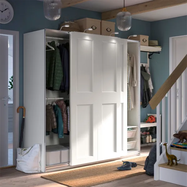 Dulap Ikea Pax/Grimo 200 x 66 x 201.2 / DSP / Alb photo 7