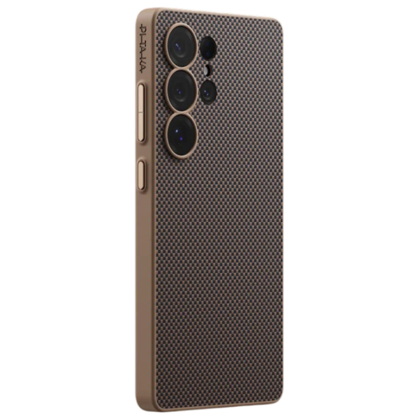 Чехол для смартфона Samsung Galaxy S25 Ultra 5G Pitaka / Back / ТПУ / Черный Золото photo 1