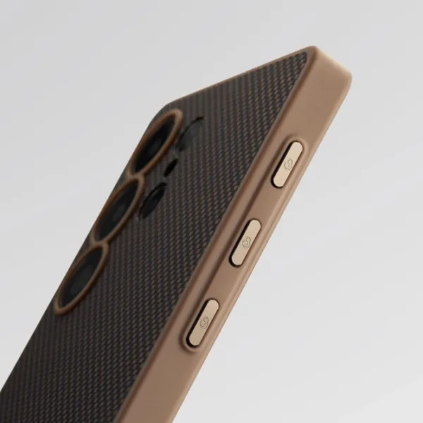 Чехол для смартфона Samsung Galaxy S25 Ultra 5G Pitaka / Back / ТПУ / Черный Золото photo 4