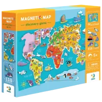 Joc educativ DoDo World Map 3+/ Magnetic 