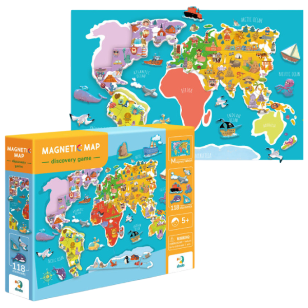 Развивающий набор DoDo World Map 3+/ Магнитный photo 3