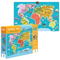 Joc educativ DoDo World Map 3+/ Magnetic photo 3