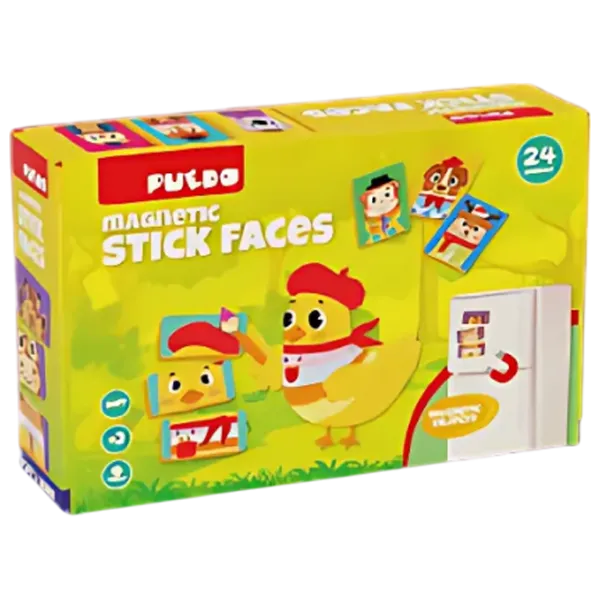 Joc educativ Puedo Stick Faces 3+/ Magnetic  photo 1