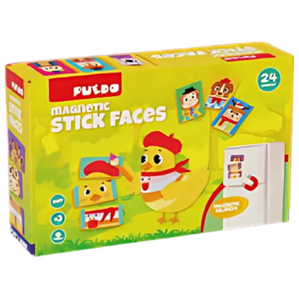Joc educativ Puedo Stick Faces 3+/ Magnetic  photo 1
