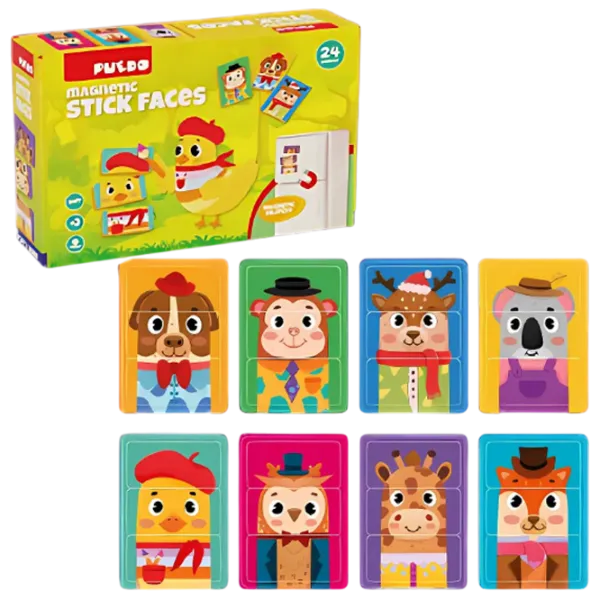 Joc educativ Puedo Stick Faces 3+/ Magnetic  photo 2
