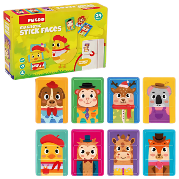 Joc educativ Puedo Stick Faces 3+/ Magnetic  photo 2