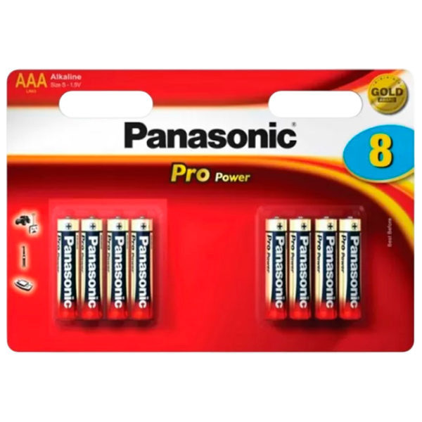 Baterie Panasonic PRO Power LR03 1.5 V / 8 buc. photo 1