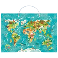 Joc educativ DoDo World Map: Animals 3+/ Magnetic photo 2