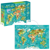 Joc educativ DoDo World Map: Animals 3+/ Magnetic photo 3