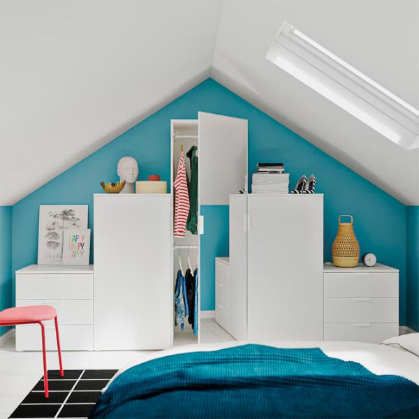 Шкаф Ikea Platsa 300 x 57см x 181.1 / ДСП / Белый photo 2