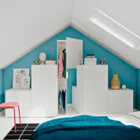 Dulap Ikea Platsa 300 x 57 x 181.1 / DSP / Alb photo 2
