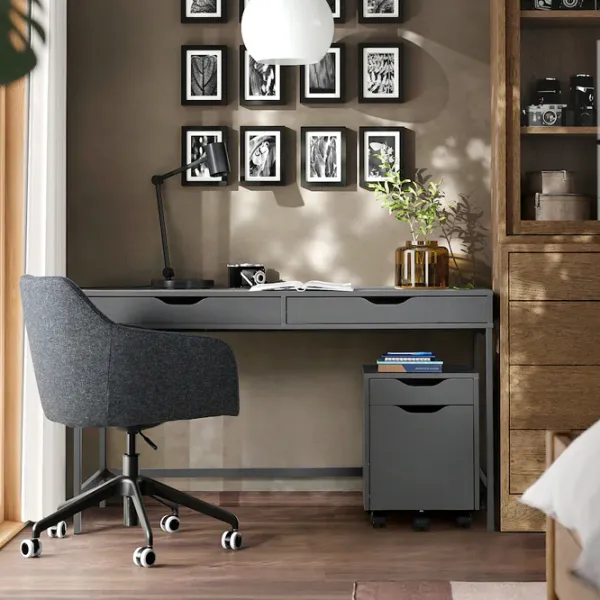 Masă de birou Ikea Alex PAL/ Dark Gray photo 2