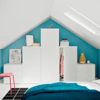 Dulap Ikea Platsa 300 x 57 x 181.1 / DSP / Alb photo 2