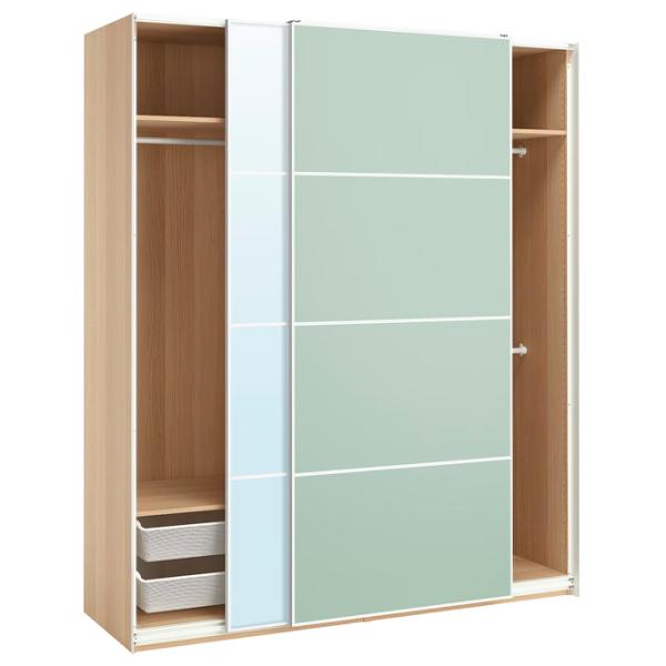 Шкаф Ikea Pax/Mehamn/Auli 200 x 66см x 236.4 / ДСП / Дуб photo 2