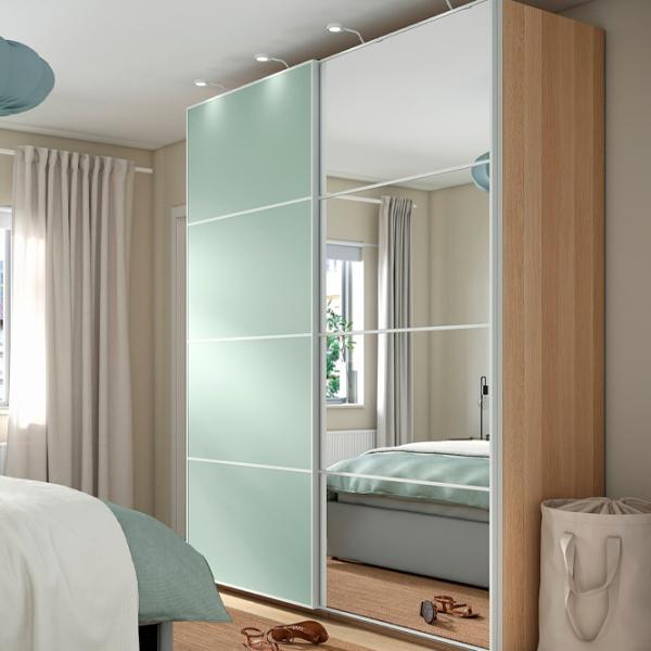 Шкаф Ikea Pax/Mehamn/Auli 200 x 66см x 236.4 / ДСП / Дуб photo 3