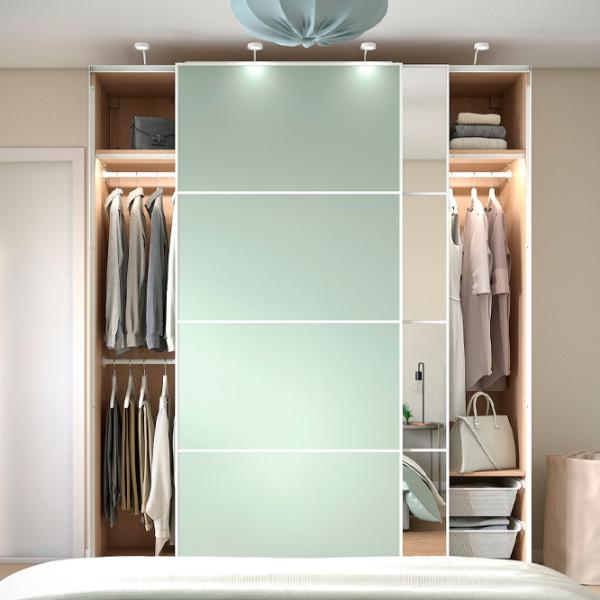 Шкаф Ikea Pax/Mehamn/Auli 200 x 66см x 236.4 / ДСП / Дуб photo 6