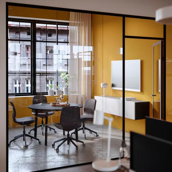 Masă de birou Ikea Mittzon PAL/ Black photo 2